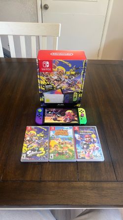 Nintendo switch OLED. Special edition Splatoon 3. $320