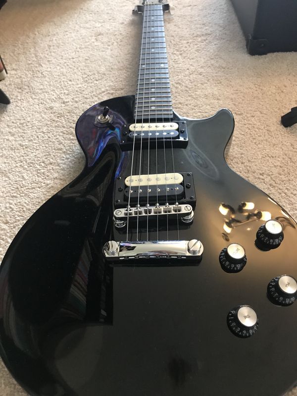 Ebony Epiphone Les Paul Studio LT