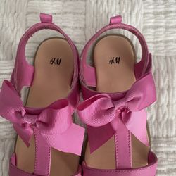 H&M Pink Kids Sandals with Bow