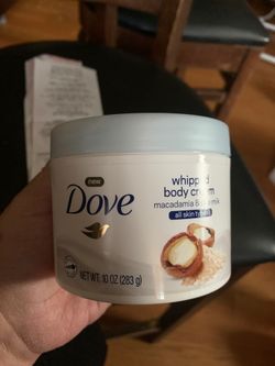 Dove whipped body cream 10oz $6 each