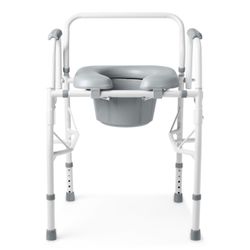 Guardian Padded Steel Drop-Arm Commode 350lbs 1Ct