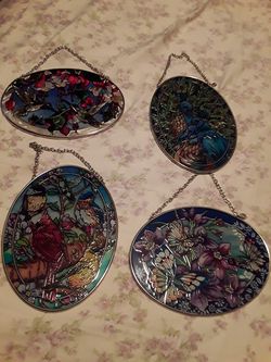 Stained glass suncatches