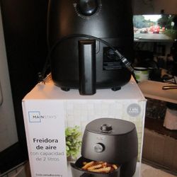 Mainstays 2.2-Quart Compact Air Fryer (Black) – Like New / Used Once