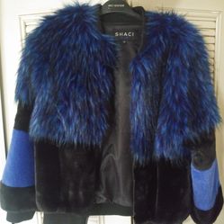 Faux Bomber Jacket Size Medium