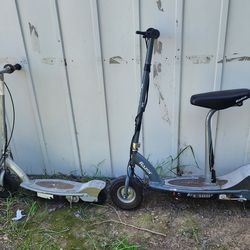 Razor Electric Scooter Lot of 2 - SOLD AS FOR PARTS ONLY!!