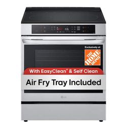 LG
6.3 cu. ft. Smart 4 Element Induction Slide-In Range with Convection, Air Fry and EasyClean, PrintProof Stainless Steel