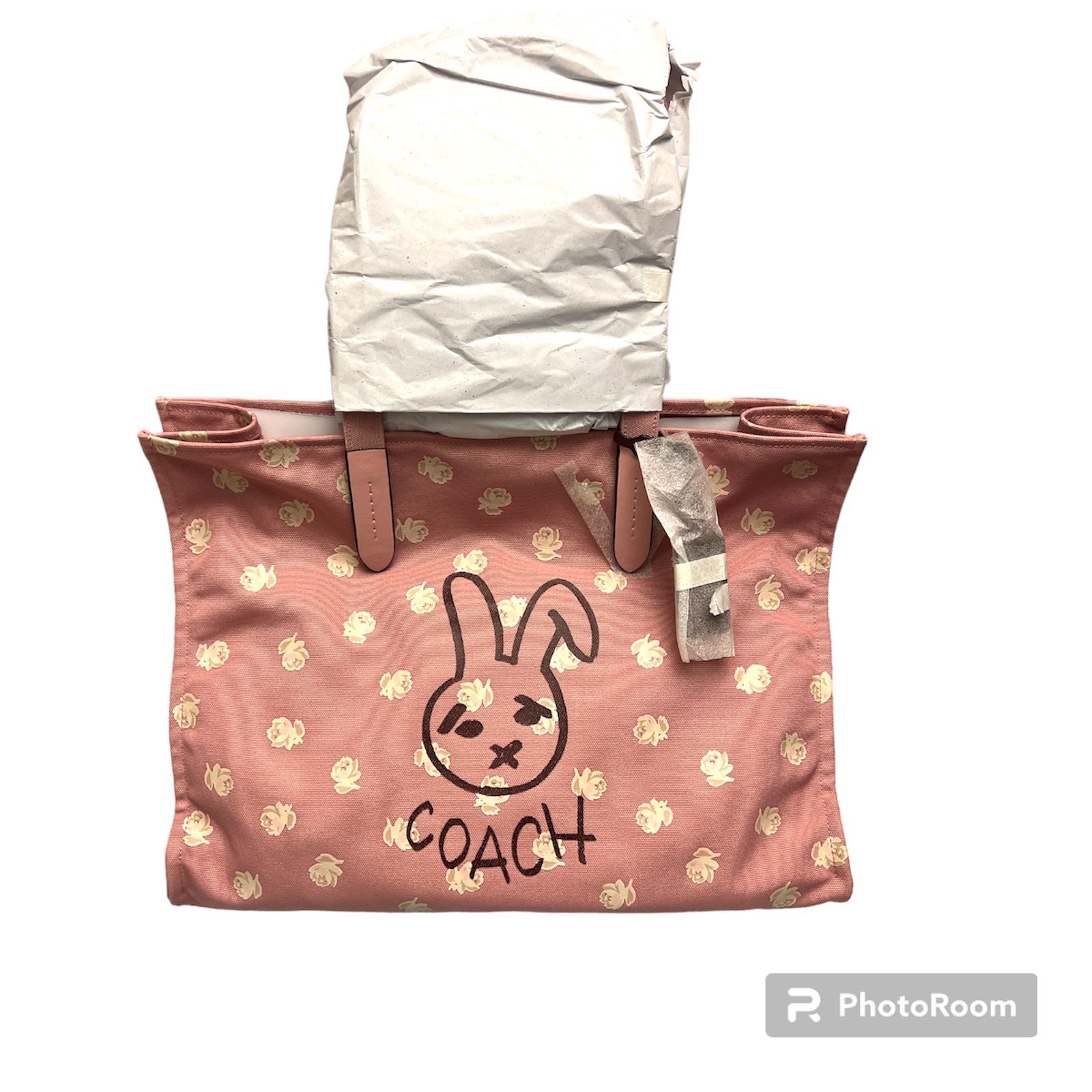 Shop COACH Bunny Graphic Tote Bag