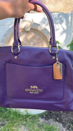 Leather Coach Bag