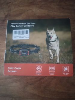 SYSTEM WIRELESS GPS COLLAR FOR DOG FENCE SHOCK WATERPROOF 1000 YARDS RANGE OUTDOR