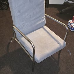 ** Reclining Baby Blue Chair **