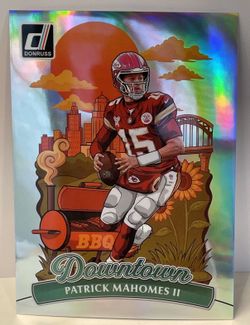 Patrick Mahomes II Downtown! #8 jumbo card