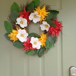 Tropical Hanging Wreath 