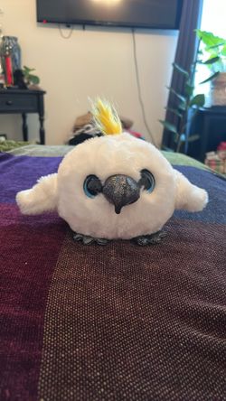 Electronic Pets Alive Chirpy Bird White Cockatoo