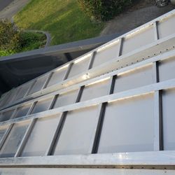 10ft Aluminum Wire Rack System.  8 Total