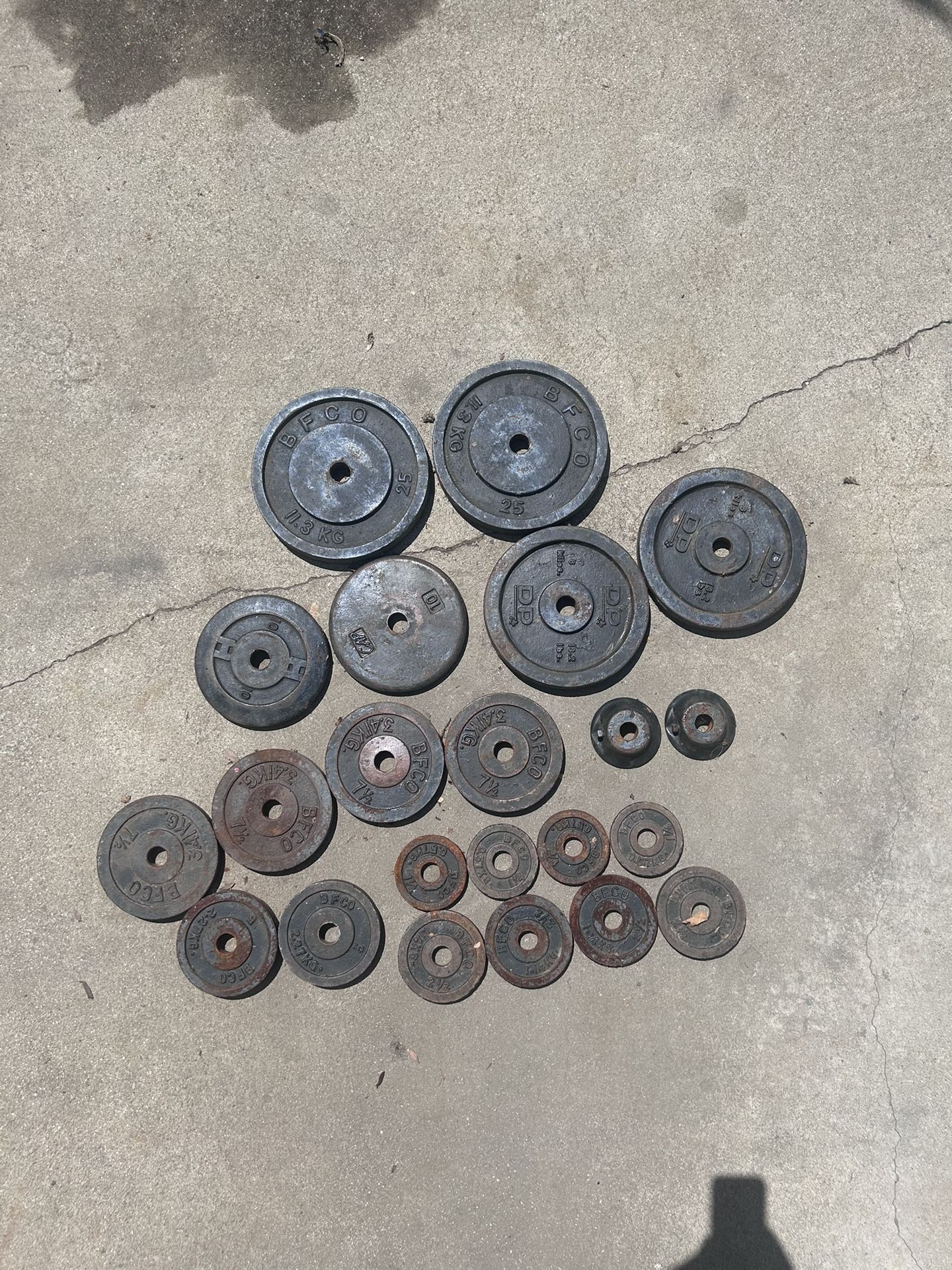 Weights (standard plates)
