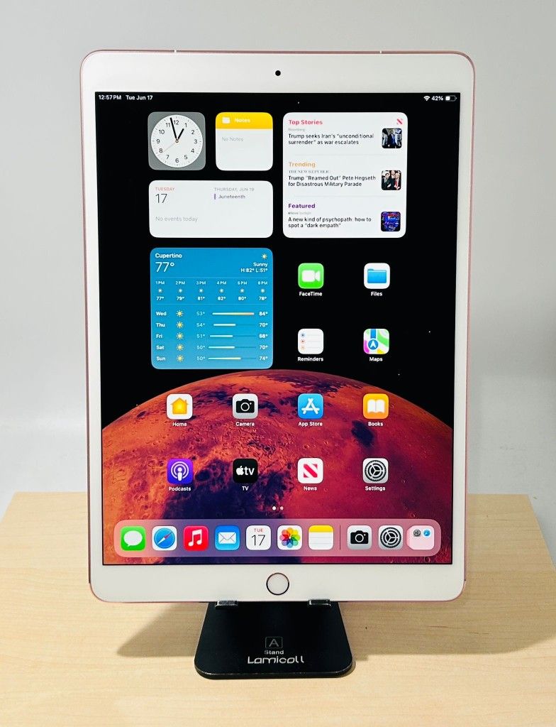 Apple iPad Pro 10.5” 64GB Cellular Unlocked Fully Functional iOS 17