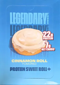 Legendary Foods Cinnamon Roll Protein Sweet Rolls 10 Count Sealed