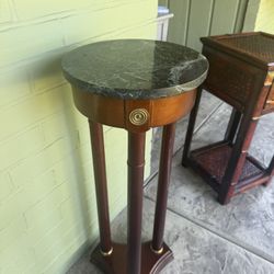 Tall side table