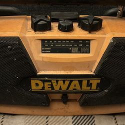 DeWalt Battery Charger And Radio