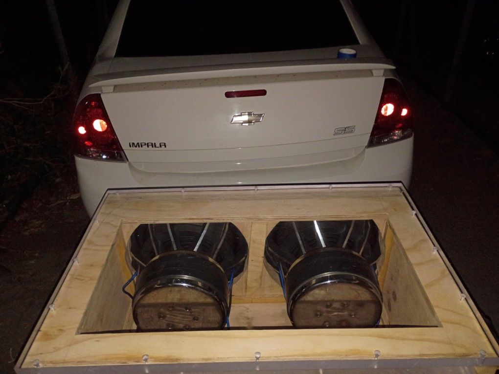 2 Dc Audio 15s Level 5 1inch Glass Ported Box Those 154+ DB No Offers Box In Subs 1700$