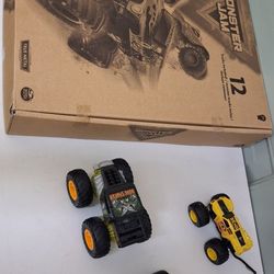 Monster Jam, Official 12-Pack Die-Cast Monster Trucks And 3 Extra