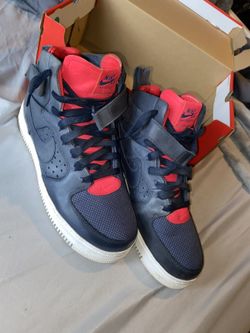 Nike Shoes SIZE 10.5 Air Force 1 One Hi CMFT TC SP Thunder Blue Comfort Navy Red