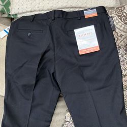 Men Pant black 36Wx29L Van Heusen
