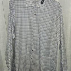 Van Heusen Men Long Sleeve Dress Shirt
