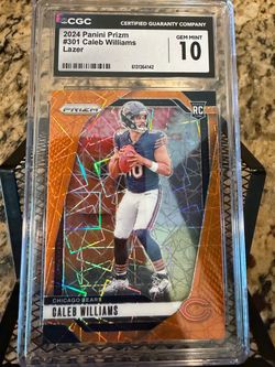 2024 Panini Prizm Caleb Williams Lazer