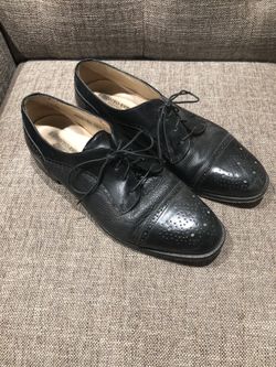 Men’s All Leather Dress Shoes Size 10 1/2   FREE