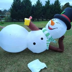 Snowman Blowup new 9.8 Feet Long