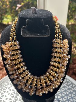 Champagne Beads Necklace