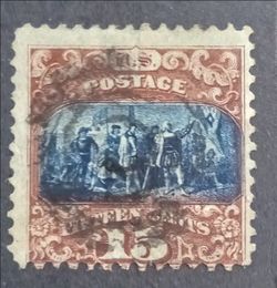 US Scott #119 Pictorial series 1869 stamp