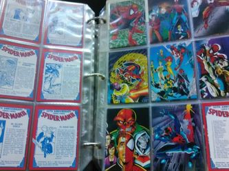 Spiderman collectable cards