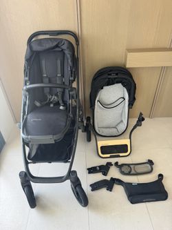 UppaBaby Vista Stroller, Bassinet, And All Accessories