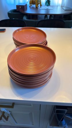 Dinner plates set of 12 stonware