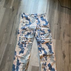Offers? Boohooman Cargo Blue Pants Size 32 Men’s 