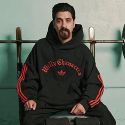 Large Authentic Adidas Willy Chavarria hoodie