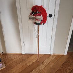 Handmade Pony Riding Stick Vintage
