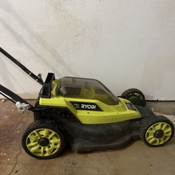 Lawn Mower, Weed Whacker & Battery Bundle 