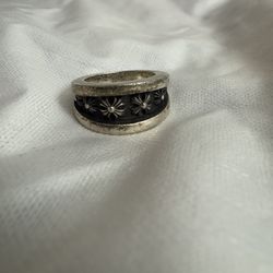 Chrome Hearts floral cross ring size 6.5/ 17