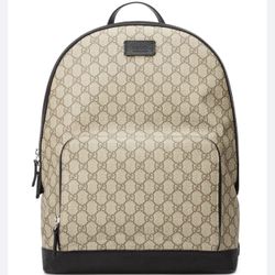 Gucci Men's GG Supreme Canvas Backpack