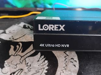 Lorex 4K ultra HD NVR. Security system