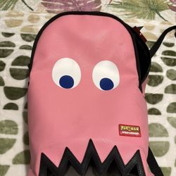 Pink Unisex Pac-Man Sprayground Backpack 