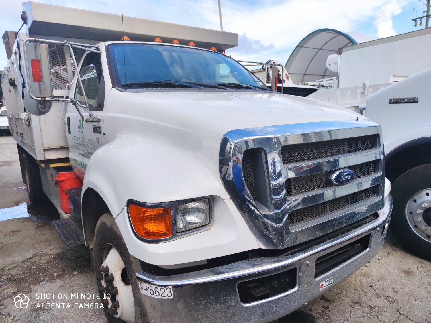 2015 FORD 750 SUPER DUTY 20FT ALLOY DUMP BED ONE OWNER ONLY 40K LIKE NEW CLEAN UNIT READY TO WORK NEED FINANCING CONTACT OLIVER 305TRUCKGURU
