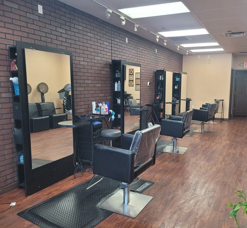 Salon FURNITURE Station, Mat And Chair