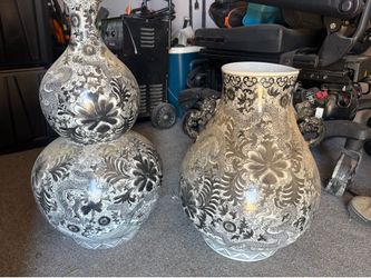 Asian style vases