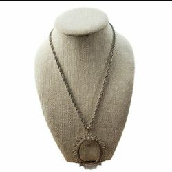 Circle Pendant Necklace For Charms Or Pendants 