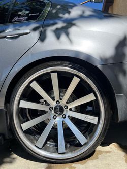 22 inch rims all 4 tires are brand new!