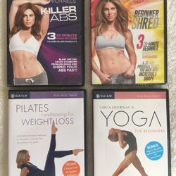 4 Workout DVDS. Don’t Like Going 2 The Gym. Great Home Workouts.
